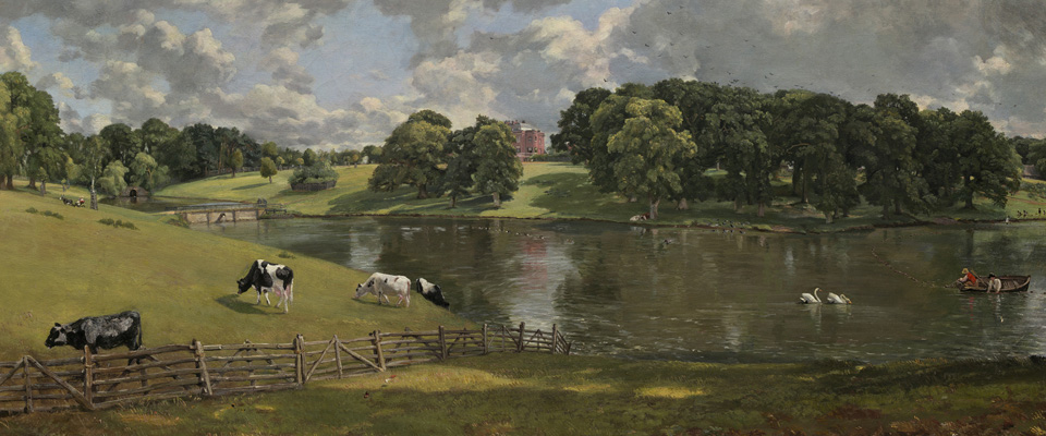 John Constable (British, 1776 - 1837 ), Wivenhoe Park, Essex, 1816, oil on canvas, Widener Collection