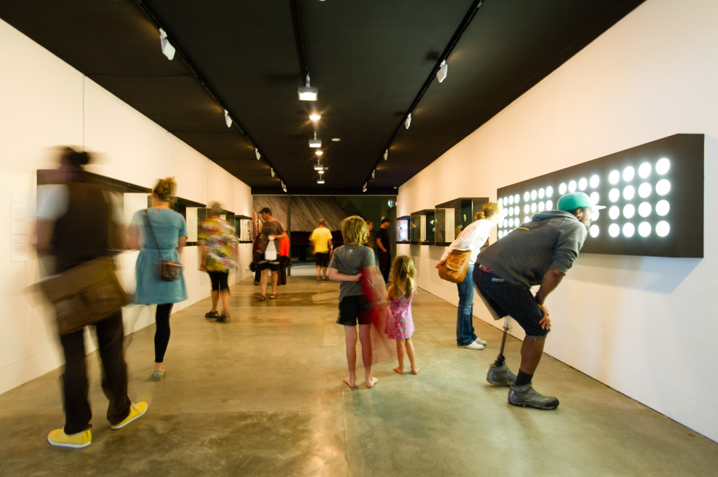 Visitors at the The Dowse Art Museum. Photographer Mark Tantrum, courtesy of The Dowse Art Museum, New Zealand